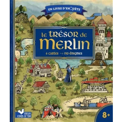 Image de Le trésor de Merlin livre avec cartes et loupe