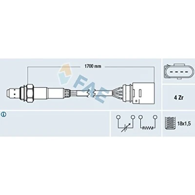 Afbeelding van Fae Lambda sonde 77147