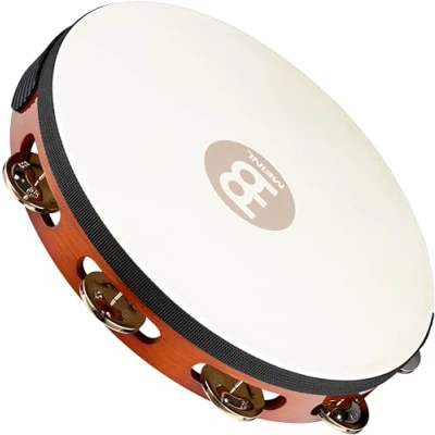 Afbeelding van Meinl veltambourine TAH1AB Steel Jingles Tamboerijn