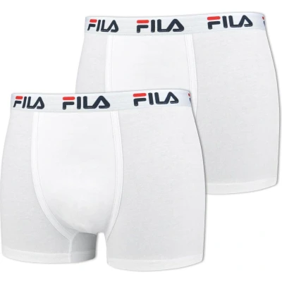 Afbeelding van Fila heren boxershorts 2 pack wit maat M
