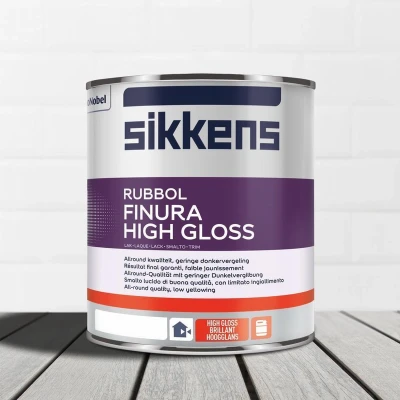 Afbeelding van Sikkens Rubbol Finura High Gloss 2,5 liter Houtverf
