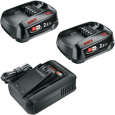 Image de Bosch Kit de Démarrage 18 V 2,5 Ah (2x) + AL 44