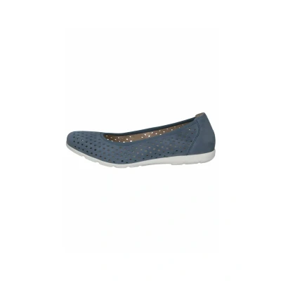 Afbeelding van Caprice Ballerina&#039;s, Dames, Maat: 37, Lt blue suede Leer