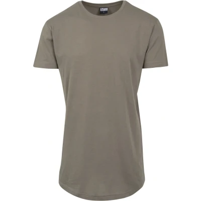 Afbeelding van Urban Classics Shaped LONG DO NOT USE Tshirt basic, Heren, Maat: Medium, Army green