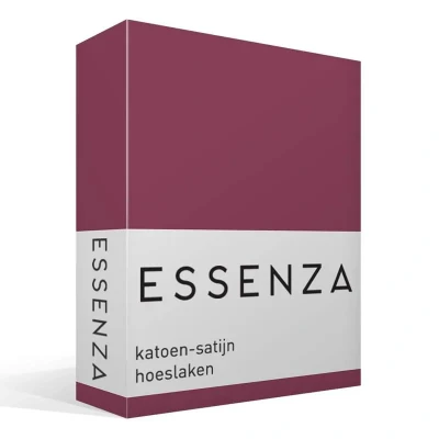 Afbeelding van Essenza Satin Hoeslaken 90 x 200 Marsala
