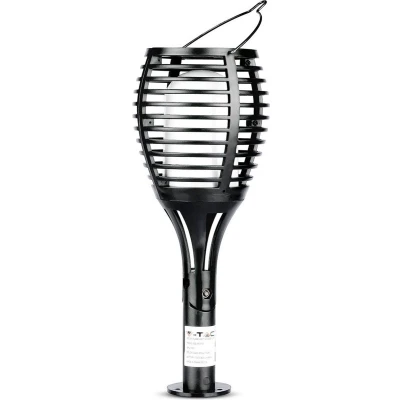 Afbeelding van V tac VT 719 Solarlamp fakkel met bewegende vlam en schemersensor zonne energie