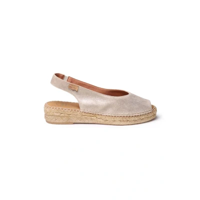 Afbeelding van Toni Pons Plateaupumps, Dames, Maat: 36, Champagne Leer
