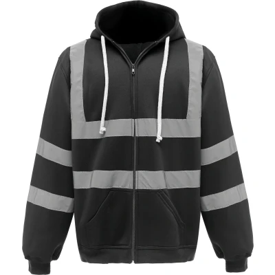 Afbeelding van Yoko Full Zip Hooded Sweatshirt YHVK07 Black