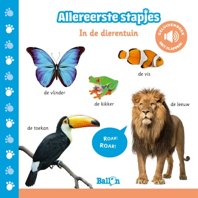 Afbeelding van Geluidenboekjes Allereerste stapjes In de dierentuin