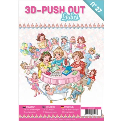 Afbeelding van 3D Push Out book 27 Ladies