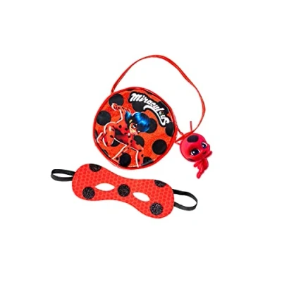 Afbeelding van Rubies Ladybug Set tas en masker voor meisjes, mini anti mode, officiële Miraculous carnaval, Halloween, verjaardag Kerstmis