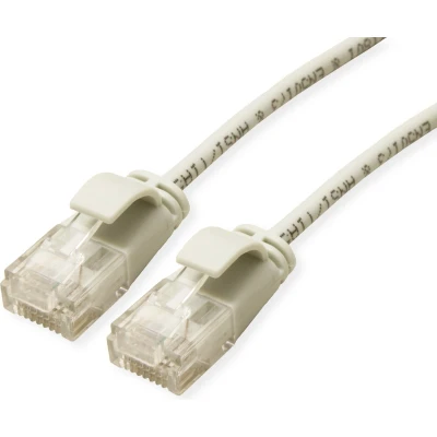 Afbeelding van ROLINE UTP Data Center Patchkabel Cat.6A (Class EA), LSOH, extra dun, grijs, 1,5 m