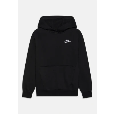 Afbeelding van Nike Sportswear CLUB Unisex Hoodie voor kinderen, Maat: 128/137, Black/white