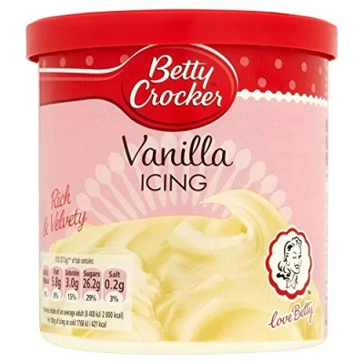 Afbeelding van Betty Crocker Rijk en romig glazuur vanille (450 g)