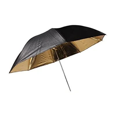 Afbeelding van Bresser Paraplu SM 01 Goud/Zwart 100 cm