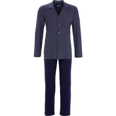Afbeelding van Ringella pyjama heren blauw