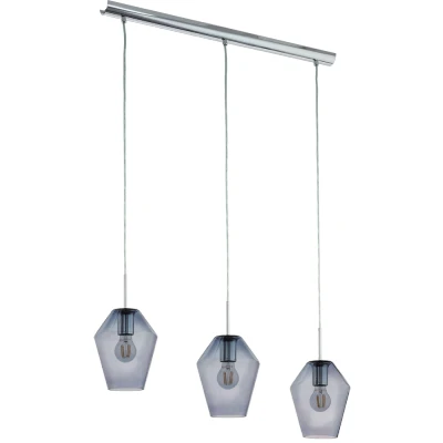 Afbeelding van EGLO Murmillo Hanglamp E27 77 cm Chroom/Zwart
