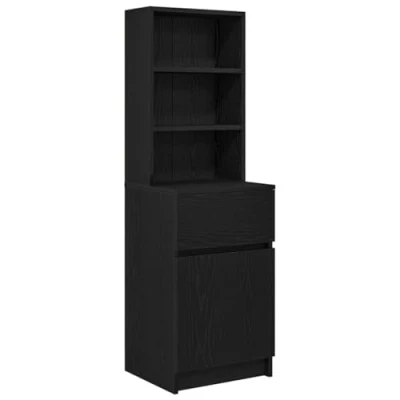Afbeelding van vidaXL Nachtkastje 39x35x125 cm bewerkt hout wit