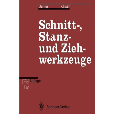 Afbeelding van Schnitt , Stanz Und Ziehwerkzeuge