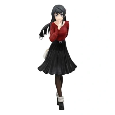 Afbeelding van Rascal Does Not Dream of Bunny Girl Senpai Trio Try iT PVC Statue Mai Sakurajima Winter Outfit Ver.
