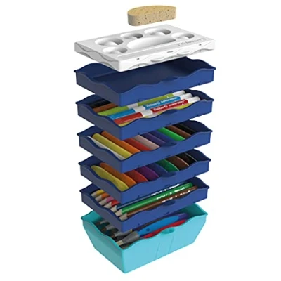 Afbeelding van Pelikan 818384 Kreativfabrik Supertower, gevuld met 54 delen (bijv. kleurpotloden, viltstiften en was, boetseerklei, penselen, temperakleuren), 1 stuk