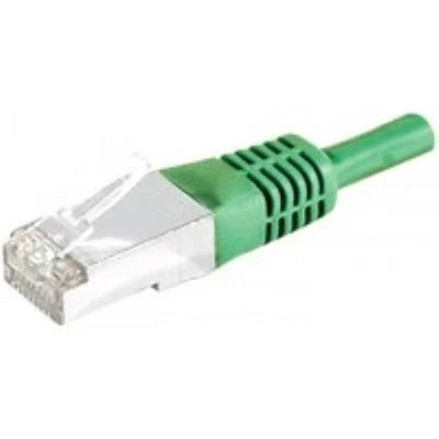 Image de Cordon RJ45 patch SSTP CAT 6 Vert 10,00 m