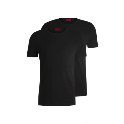 Afbeelding van HUGO Round 2 PACK Tshirt basic, Heren, Maat: Small, Black