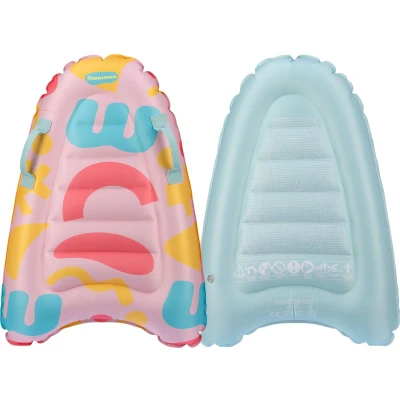 Afbeelding van Waimea Bodyboard Opblaasbaar Kinderen Roze/Blauw Ca. 70 x 50 cm