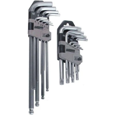 Afbeelding van Torx en inbussleutelset 18 delig 18170