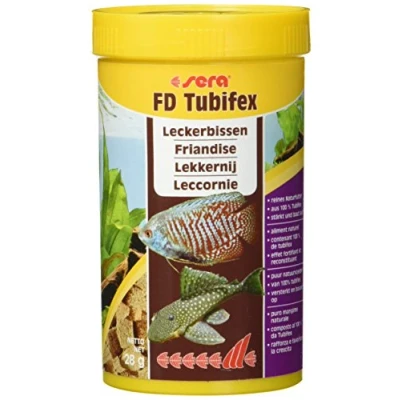 Afbeelding van Sera FD Tubifex Inhoud: 250 milliliter