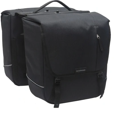 Afbeelding van New Looxs Nova Detachable Dubbele Fietstas Afneembaar 32 liter Zwart