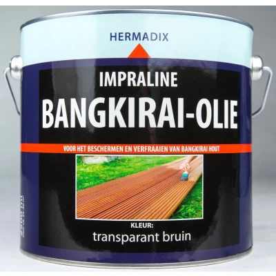 Afbeelding van Hermadix Impraline Bangkirai olie 2,5 liter Bankirai