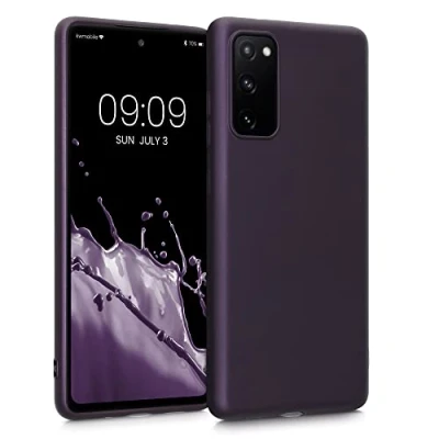 Afbeelding van kwmobile telefoonhoesje geschikt voor Samsung Galaxy S20 FE Hoesje smartphone Back cover in metallic braam