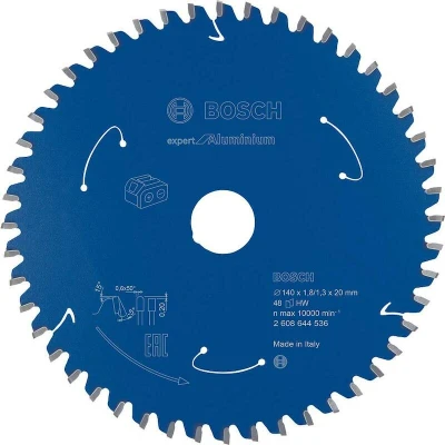 Afbeelding van Bosch Accessories 2608644536 Cirkelzaagblad 140 x 20 mm Aantal tanden: 48 1 stuk(s)