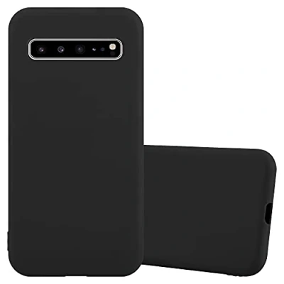 Afbeelding van Cadorabo Hoesje geschikt voor Samsung Galaxy S10 5G in CANDY ZWART Beschermhoes gemaakt van flexibel TPU silicone Case Cover