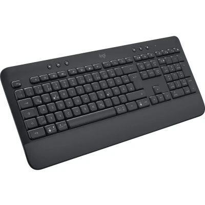 Afbeelding van Logitech Keyboard K650, Draadloos, Bolt, Bluetooth, Graphite Signature, DE, Retail