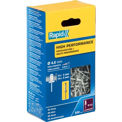 Afbeelding van Klinknagels Rapid 5001432 Ø 4 x 8 mm