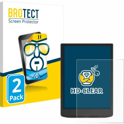 Afbeelding van BROTECT Screenprotector voor PocketBook InkPad Color 3 Folie Beschermfolie transparant (2 Stuks)