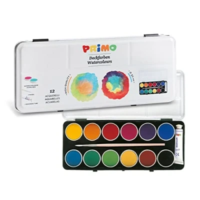 Afbeelding van Waterverf Diverse Kleuren PRIMO 12 stuks