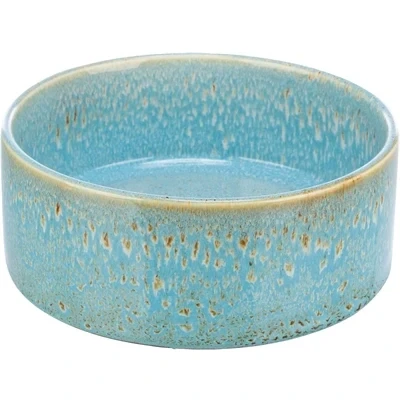 Afbeelding van Trixie Voerbak / Drinkbak Keramiek Blauw 16X16 CM 900 ML (411319)