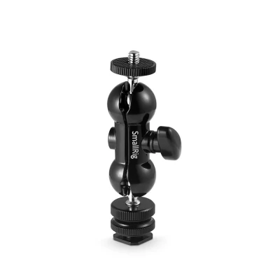 Afbeelding van SmallRig 1135 Cool BallHead V1 Multi function Double with shoe mount &amp; 1/4&quot; screw