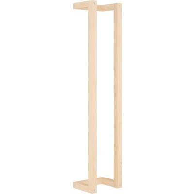 Afbeelding van vidaXL Handdoekenrek 23x18x110 cm massief grenenhout
