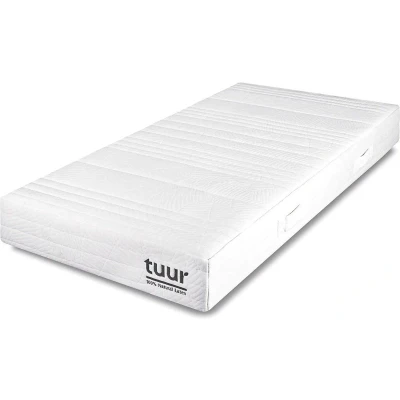 Afbeelding van Tuur® Original Plus Eenpersoonsmatras 90x190 100% Natuurlatex 120 Nachten Proef Dual Comfort Paardenhaar en Hennep