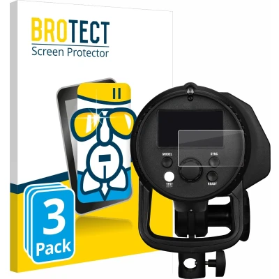 Afbeelding van BROTECT Screenprotector voor Profoto B1X Folie Beschermfolie Beschermglas transparant (3 Stuks)