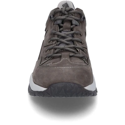 Afbeelding van Josef Seibel Philipp Sportieve veterschoenen, Heren, Maat: 41, Asphalt kombi Leer en textiel
