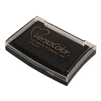Afbeelding van Rayher Hobby 29017576 Tsukineko Versa Color pigmentkussen, inkt op waterbasis, 9,6 x 6,3 1,8 cm, zwart