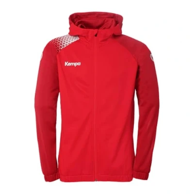Afbeelding van Kempa Kapuzen Ambition 28 Trainingsvest voor kinderen, Maat: 128, Rot chilirot