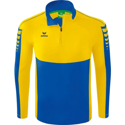 Afbeelding van Six Wings trainingstop new royal/geel / M