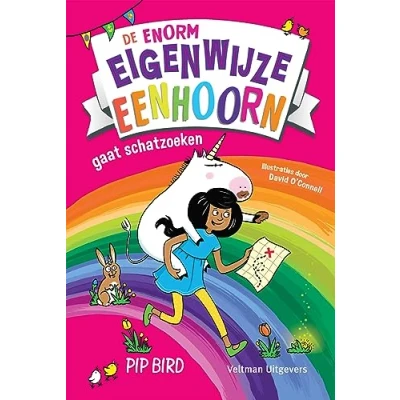 Afbeelding van De enorm eigenwijze eenhoorn gaat schatzoeken