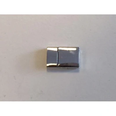 Afbeelding van Magneetsluiting plat platinum 24x15mm (gat 4x13mm) 1 ST 12333 3311